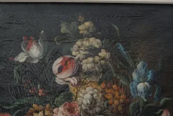 Best Pamono Mariolino da Caravaggio, Flowers, 1970, Oil on Canvas, Framed