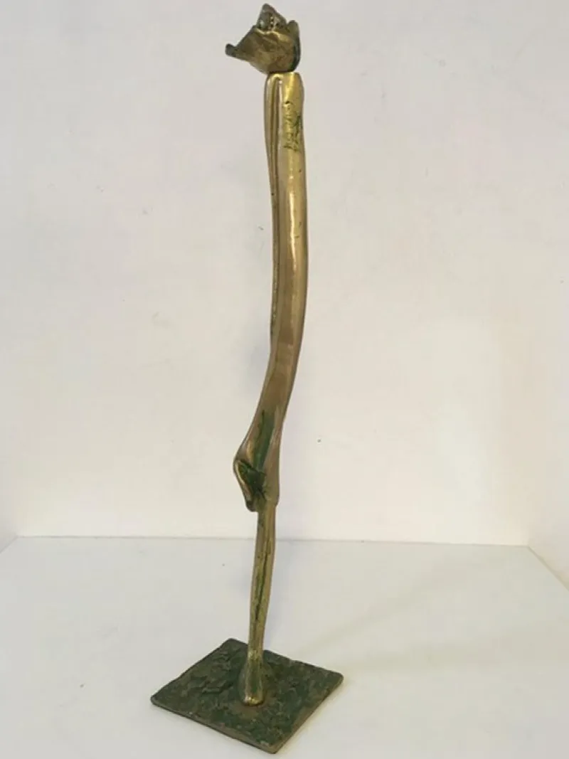 Pamono Marisa Ruberti, Postmodern Abstract Figurative Sculpture, 1980, Bronze> Abstraction