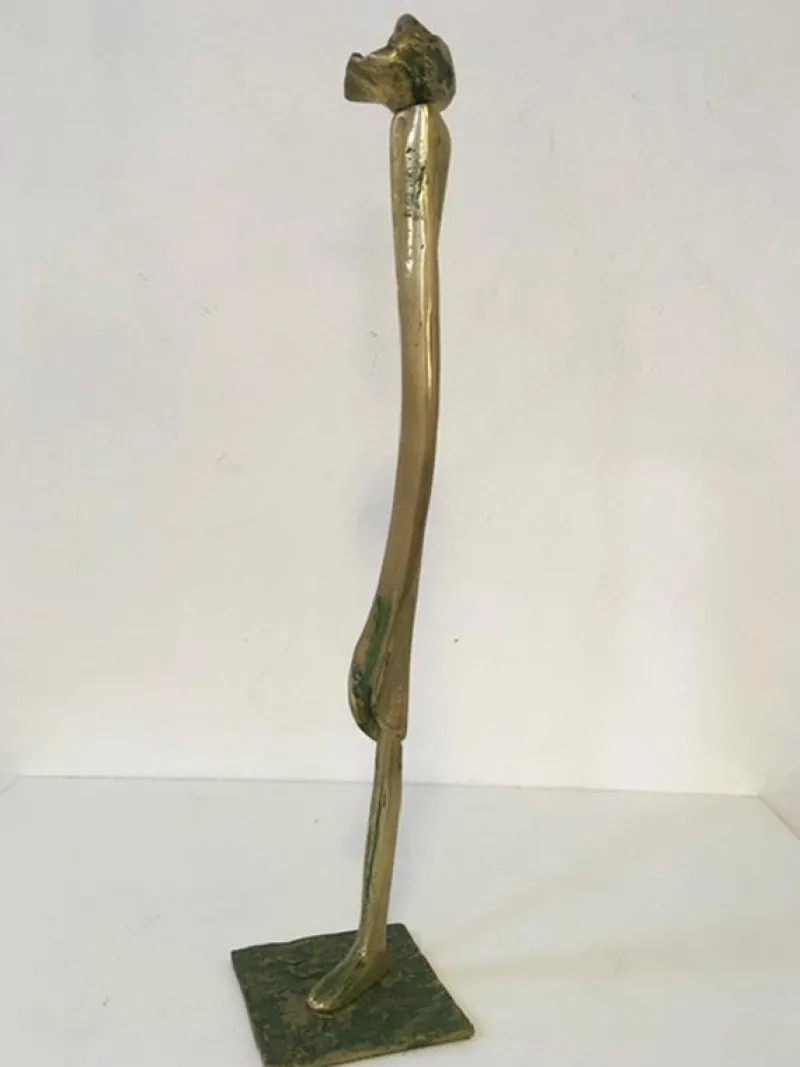 Pamono Marisa Ruberti, Postmodern Abstract Figurative Sculpture, 1980, Bronze> Abstraction