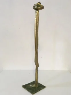 Pamono Marisa Ruberti, Postmodern Abstract Figurative Sculpture, 1980, Bronze><noscript><img width=