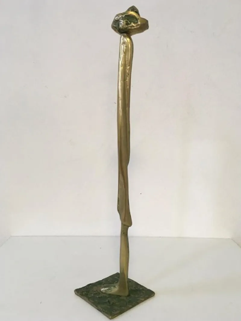 Pamono Marisa Ruberti, Postmodern Abstract Figurative Sculpture, 1980, Bronze> Abstraction