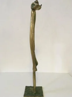 Pamono Marisa Ruberti, Postmodern Abstract Figurative Sculpture, 1980, Bronze><noscript><img width=