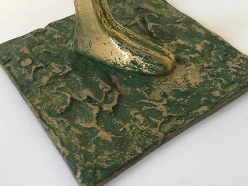 Pamono Marisa Ruberti, Postmodern Abstract Figurative Sculpture, 1980, Bronze> Abstraction