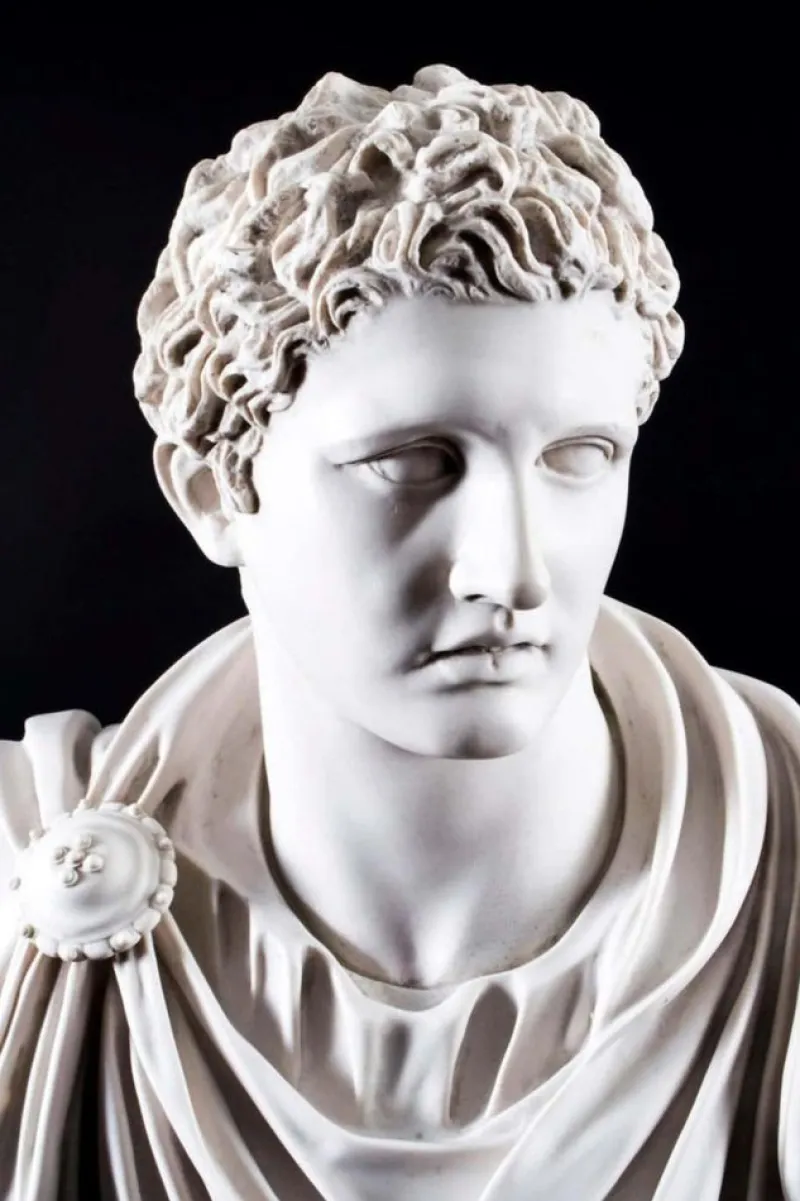 Sale Pamono Mark Antony Bust Sculpture, 20th Century