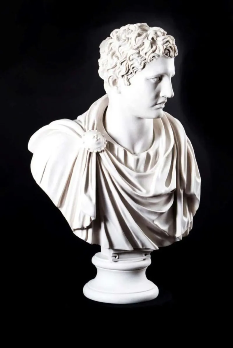 Sale Pamono Mark Antony Bust Sculpture, 20th Century