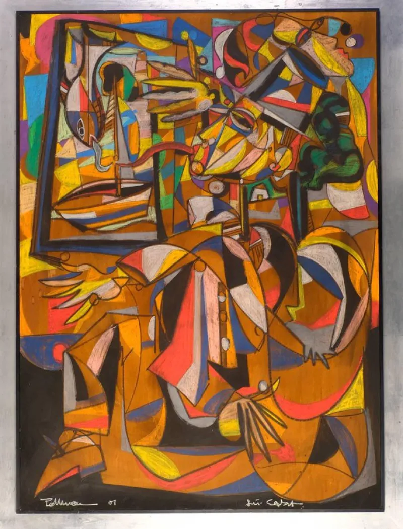 New Pamono Markus Tollmann, For Egbert, 2000s, Acrylic on Wood