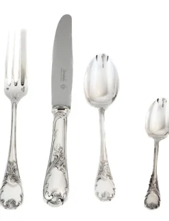 New Pamono Marly Cutlery Set in Silver Metal from Christofle, 1920s, Set of 108