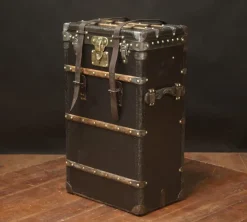 Pamono Marmotte Black Trunk from Louis Vuitton> Trunks Crates & Baskets