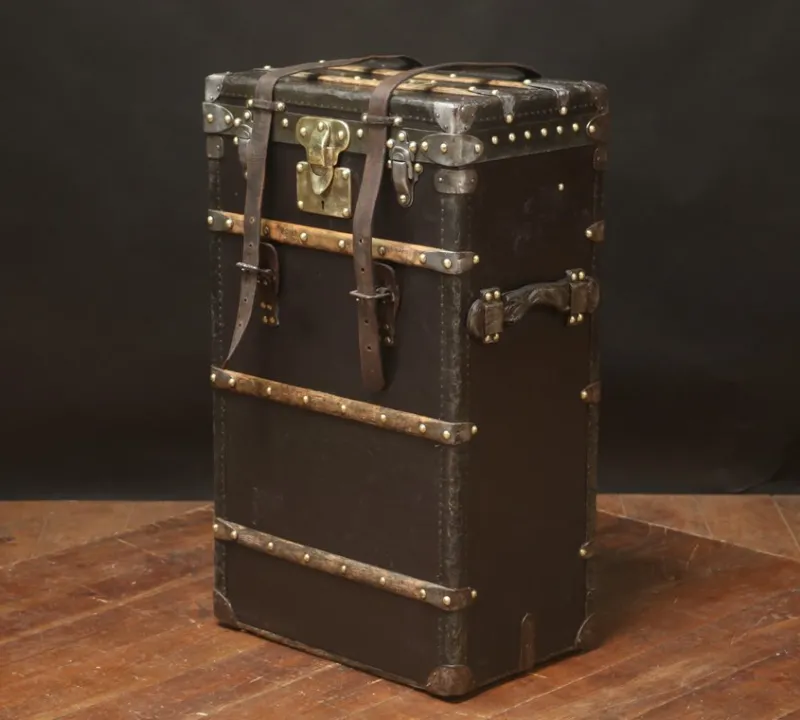 Pamono Marmotte Black Trunk from Louis Vuitton> Trunks Crates & Baskets