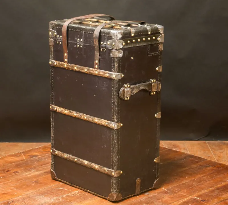 Pamono Marmotte Black Trunk from Louis Vuitton> Trunks Crates & Baskets