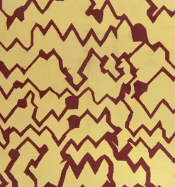 Best Pamono Maroon Geometric Pattern Rug from R&K Principal Jahanshah Nazmiyal