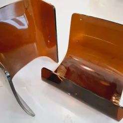 Pamono Marsala Chair with Ottoman by Michel Ducaroy for Ligne Roset, 1970s><noscript><img width=