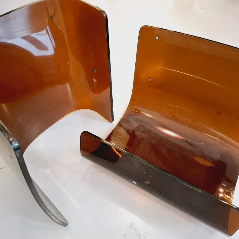 Pamono Marsala Chair with Ottoman by Michel Ducaroy for Ligne Roset, 1970s> Lounge Chairs & Armchairs