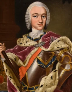 New Pamono Martin Van Meytens, Portraits of Maria Theresa of Habsburg & Francis I of Lorraine, 1740, Oil on Canvases, Framed, Set of 2