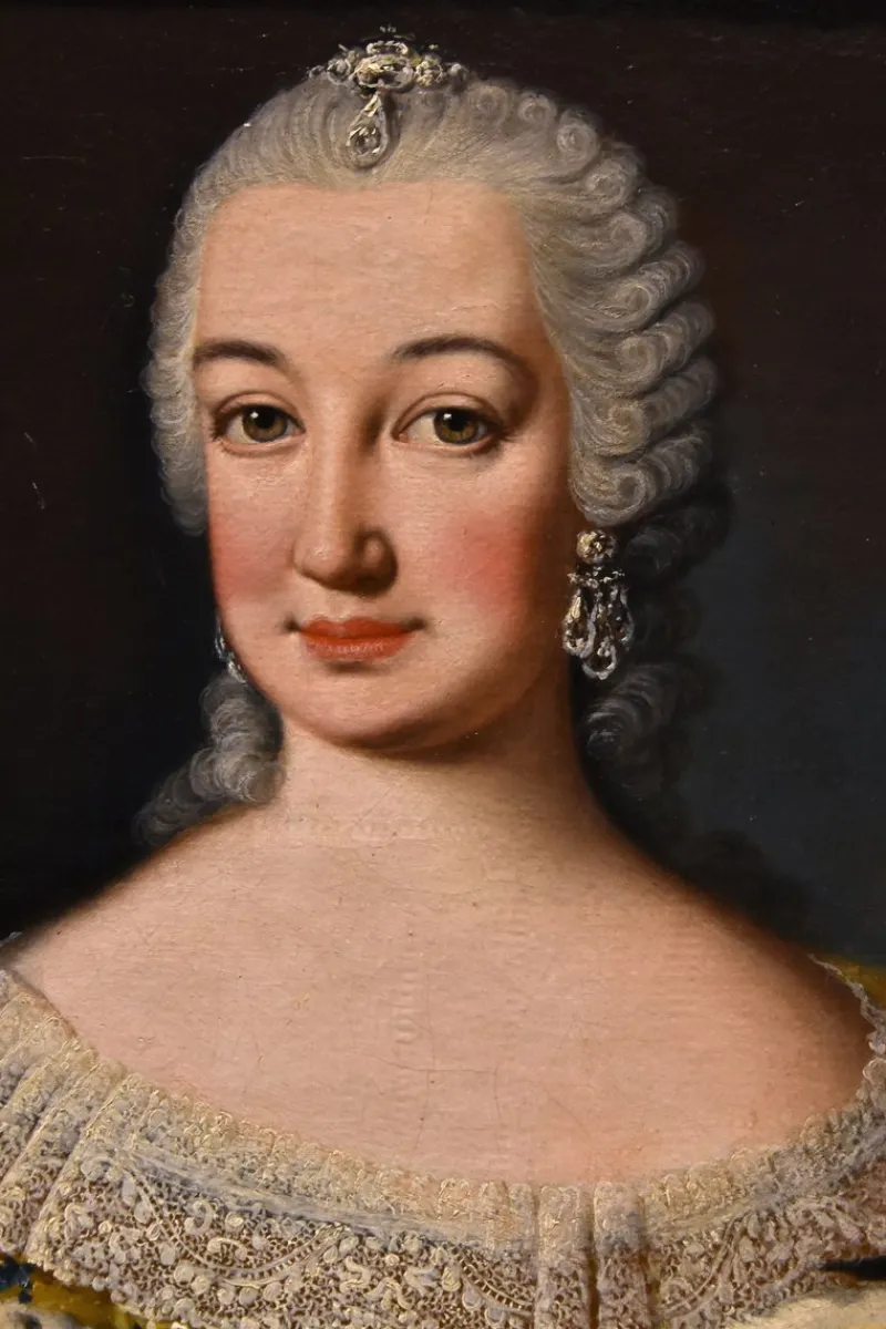 New Pamono Martin Van Meytens, Portraits of Maria Theresa of Habsburg & Francis I of Lorraine, 1740, Oil on Canvases, Framed, Set of 2