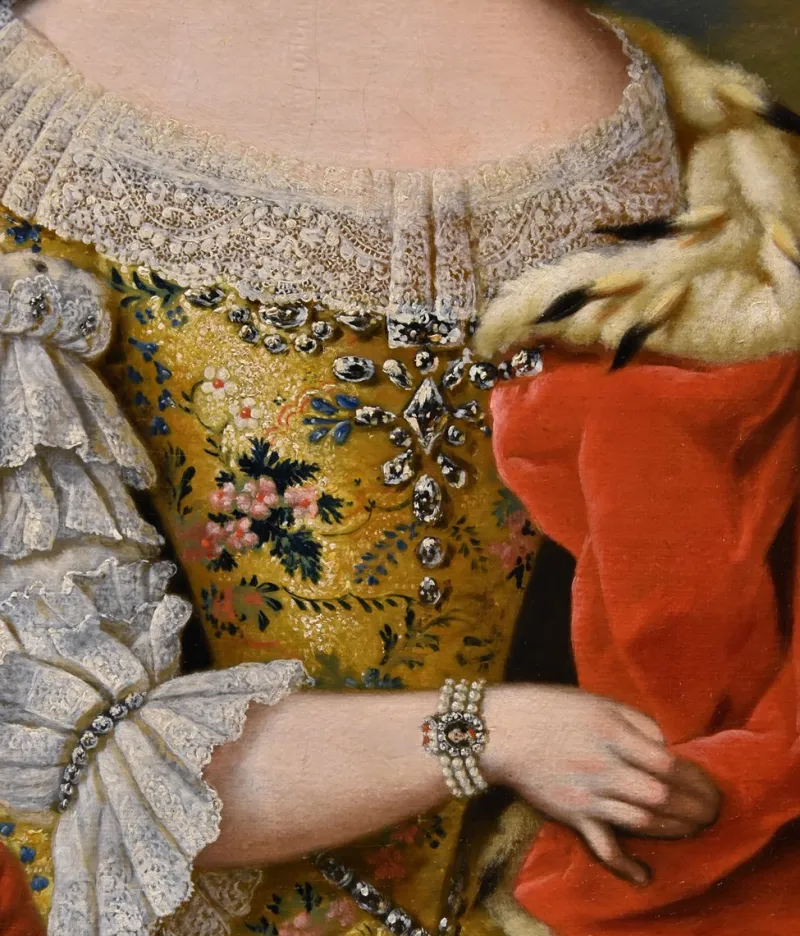 New Pamono Martin Van Meytens, Portraits of Maria Theresa of Habsburg & Francis I of Lorraine, 1740, Oil on Canvases, Framed, Set of 2