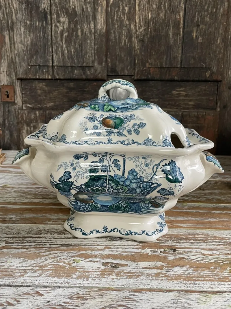 Pamono Masons Fruit Basket Tureen, 1970s