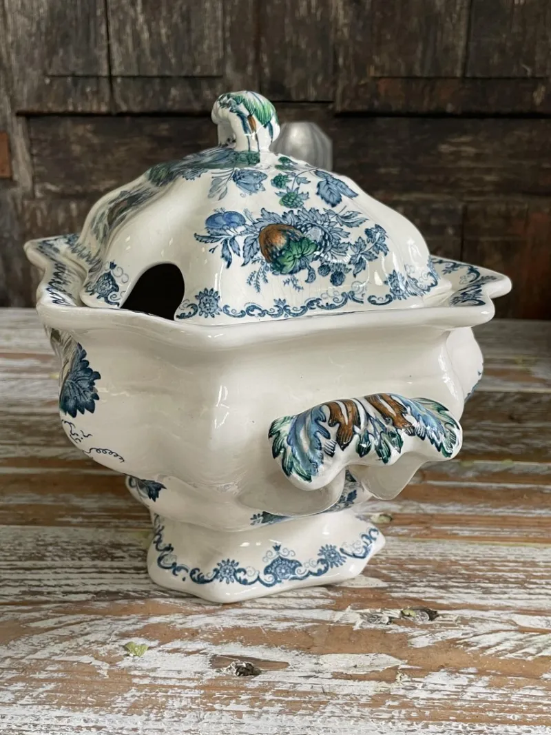 Pamono Masons Fruit Basket Tureen, 1970s