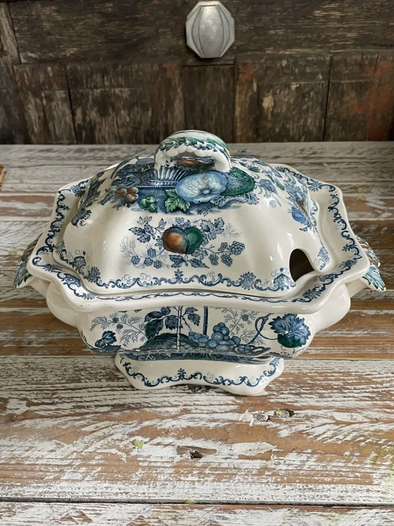 Pamono Masons Fruit Basket Tureen, 1970s