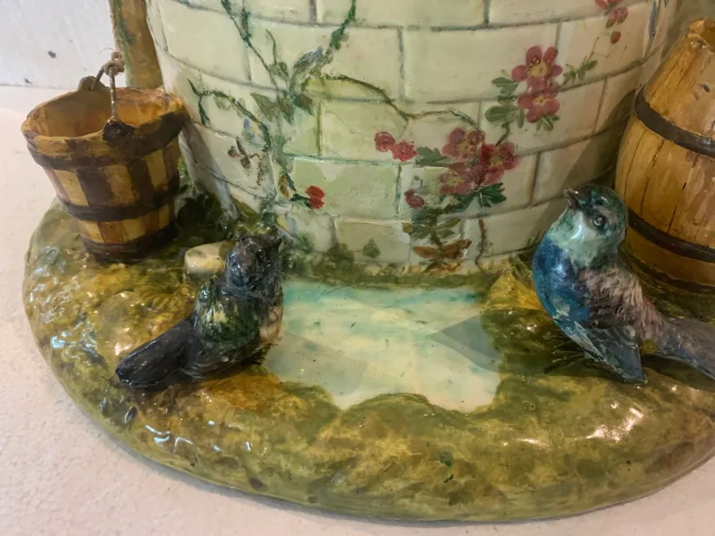 Pamono Massier Delphin Ceramic Well from Vallauris> Architectural Elements