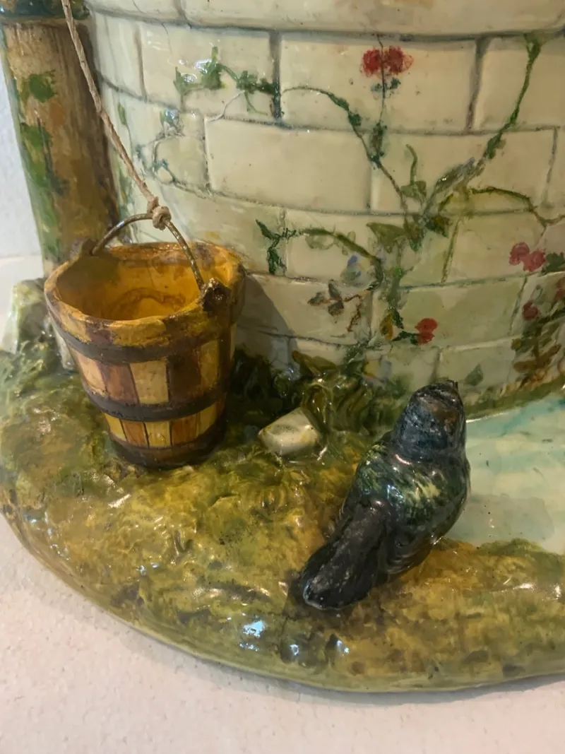 Pamono Massier Delphin Ceramic Well from Vallauris> Architectural Elements