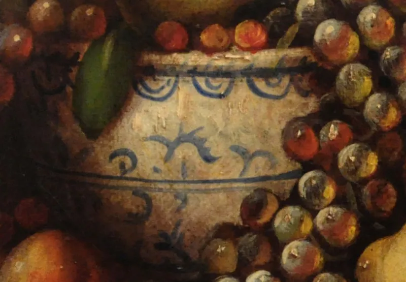 Pamono Massimo Reggiani, Italian Still Life, 2002, Oil on Canvas, Framed> Old Masters