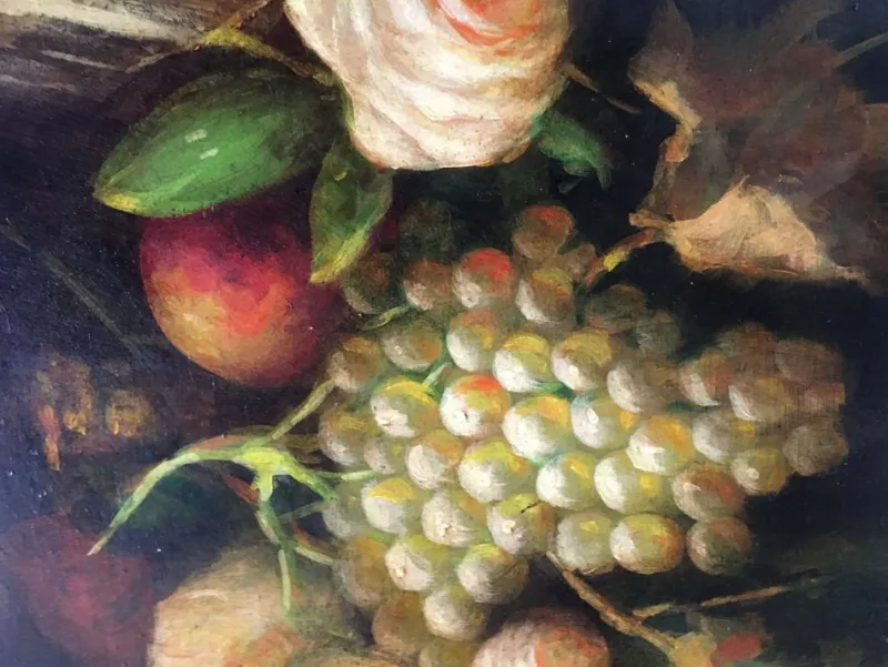 Pamono Massimo Reggiani, Italian Still Life, 2005, Oil on Canvas, Framed> Old Masters