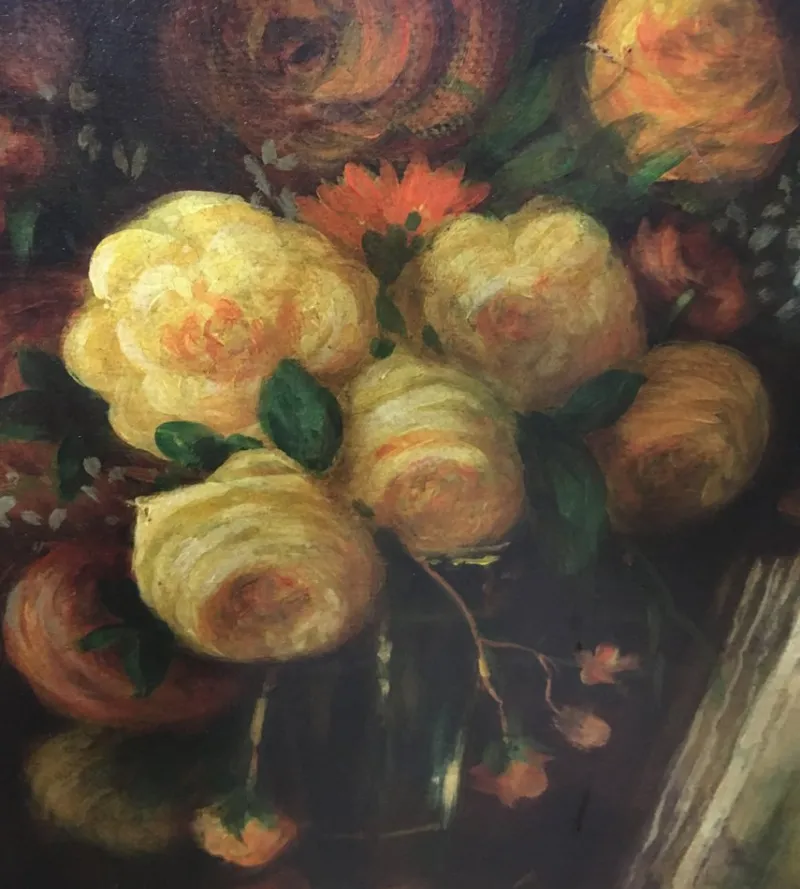 Pamono Massimo Reggiani, Italian Still Life, 2005, Oil on Canvas, Framed> Old Masters
