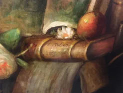 Pamono Massimo Reggiani, Italian Still Life, 2005, Oil on Canvas, Framed><noscript><img width=