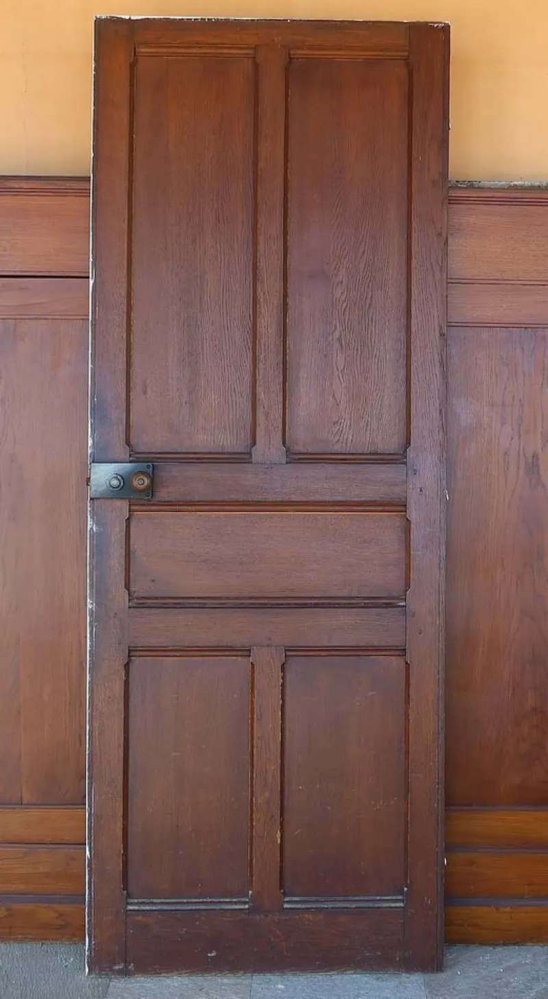 Pamono Massive Oak Property Door - 1900, 1890s> Architectural Elements