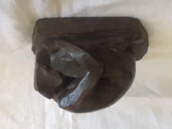Pamono Masson, Crouching Woman Sculpture, 2000s, Bronze> Sculpture