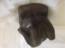 Pamono Masson, Crouching Woman Sculpture, 2000s, Bronze><noscript><img width=