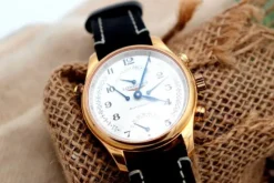 New Pamono Master Collection Gold Wristwatch from Longines