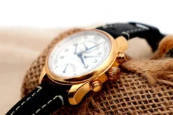 New Pamono Master Collection Gold Wristwatch from Longines