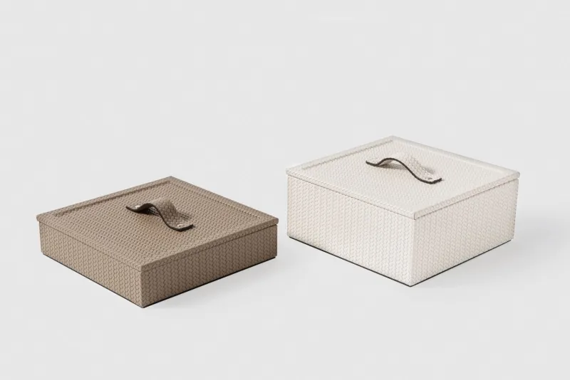 Discount Pamono Mati Square Boxes from Pinetti, Set of 2
