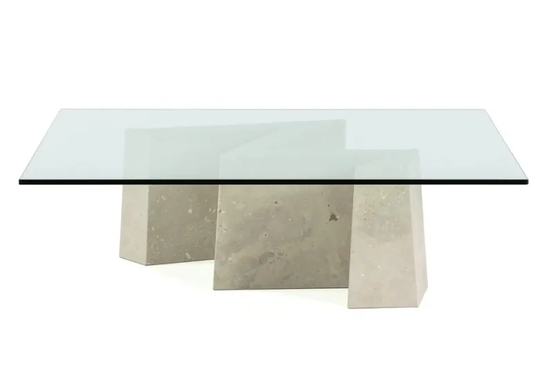 Best Pamono Maule Coffee Table in Campaspero Stone by Joaquín Moll