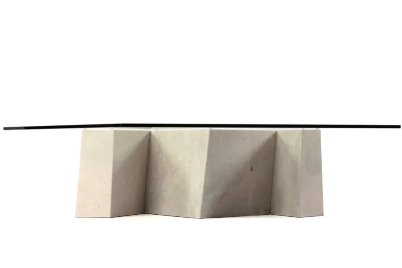 Best Pamono Maule Coffee Table in Campaspero Stone by Joaquín Moll