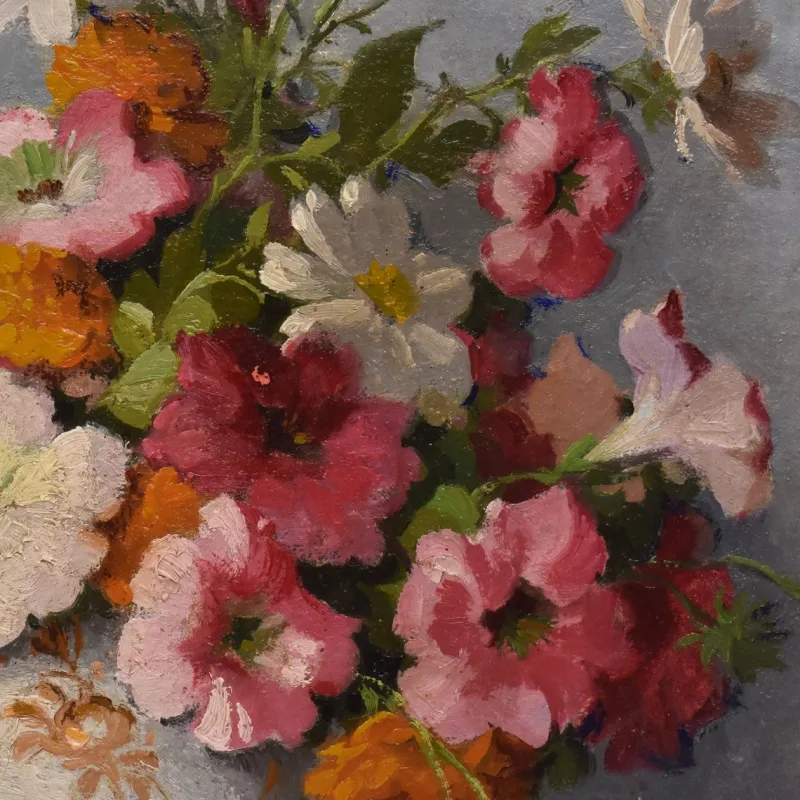 Pamono Maurice Alfred Decamps, Art Deco Still Life, 1920s-1940s, Oil on Canvas> Art Deco
