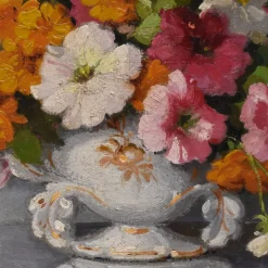 Pamono Maurice Alfred Decamps, Art Deco Still Life, 1920s-1940s, Oil on Canvas><noscript><img width=