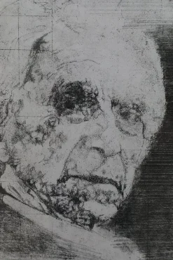 Sale Pamono Maurizio Bini, Maurizio Bini, Etching on Paper, 1960s, Etching, Framed