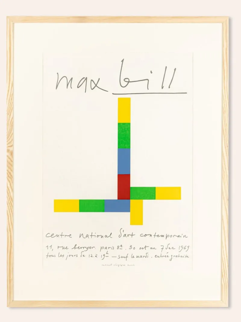 Sale Pamono Max Bill Exhibition Poster