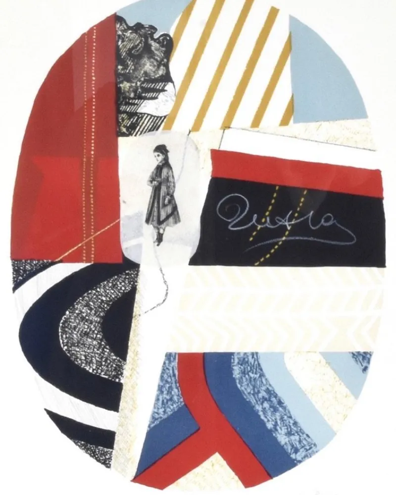 Pamono Max Papart, Composition, 20th Century, Lithograph> Abstraction