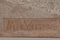 Pamono Maxi Le Verrier, Art Deco Warrior or Archer, 1920s, Antimony with Stone Base><noscript><img width=
