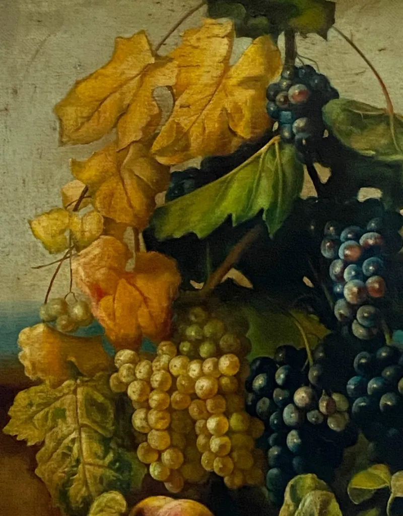 Pamono Maximilian Ciccone, Italian Still Life, Oil on Canvas, Framed> Old Masters