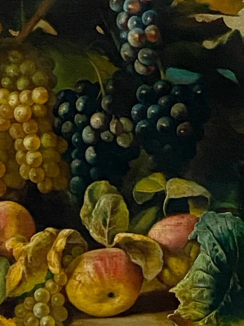 Pamono Maximilian Ciccone, Italian Still Life, Oil on Canvas, Framed> Old Masters