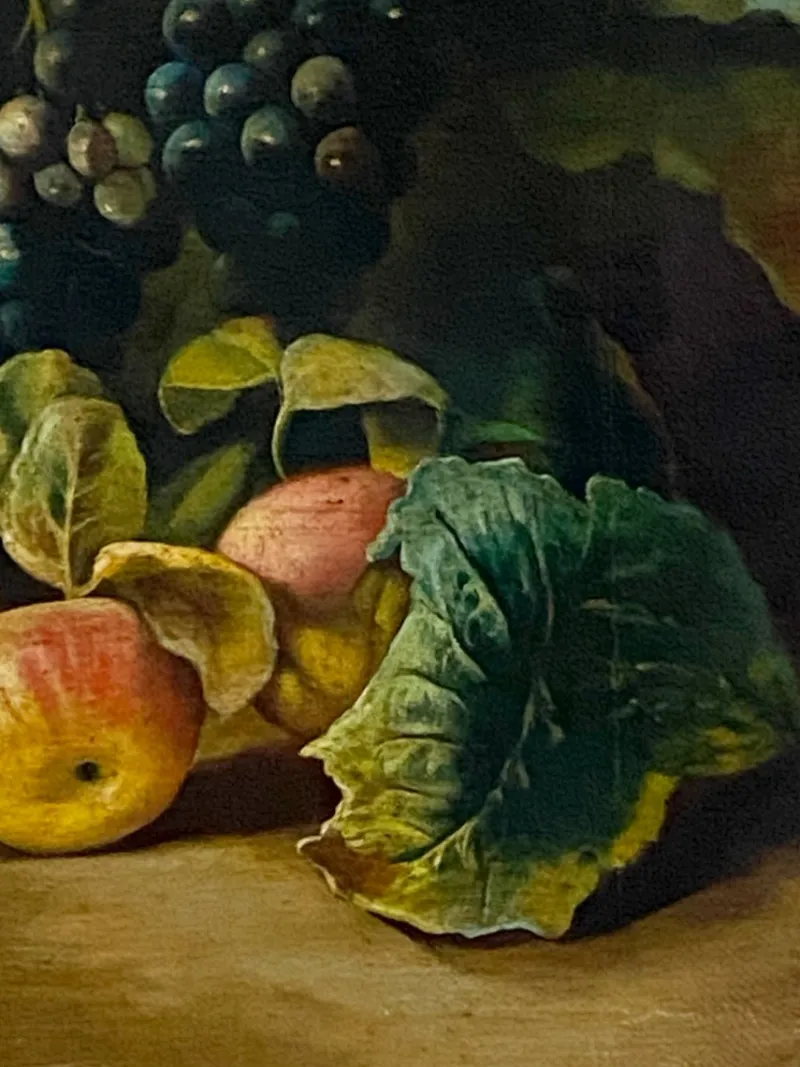 Pamono Maximilian Ciccone, Italian Still Life, Oil on Canvas, Framed> Old Masters