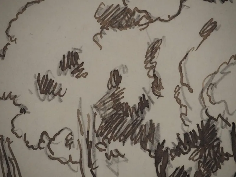 Online Pamono Maximilien Luce, Normandy, Forest in Summer, Original Signed Drawing