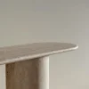 Pamono Maya Three-Piece Travertine Console Table by Stonemarble> Tables|Console Tables