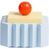 Clearance Pamono Medium Blue Plizé Box by Made by Choice