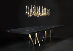 Discount Pamono Medium Il Pezzo 8 Black Table by Il Pezzo Mancante